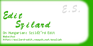 edit szilard business card